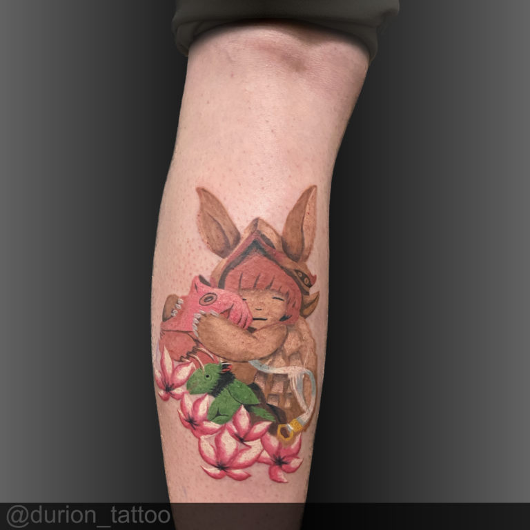 anime color tattoo